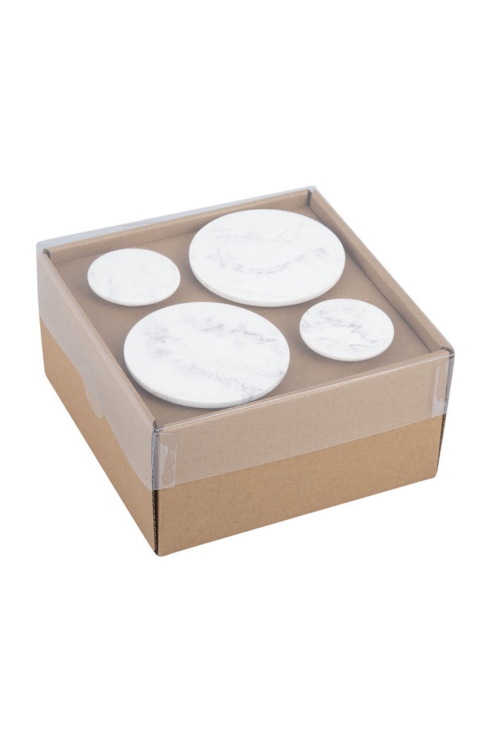 Present Time set de cârlige (4-pack) PT3850WH alb AA00
