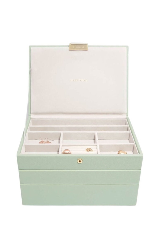 Organizér na šperky Stackers 74517 zelená AA00