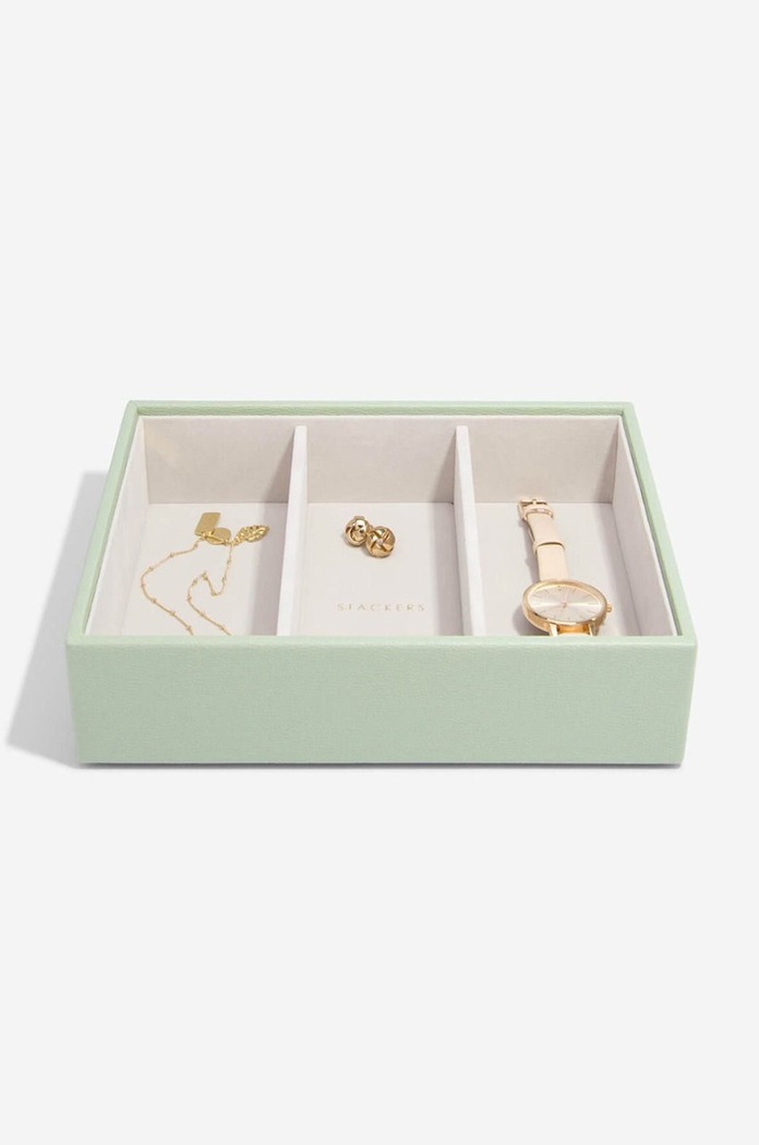 Organizér na šperky Stackers 74517 zelená