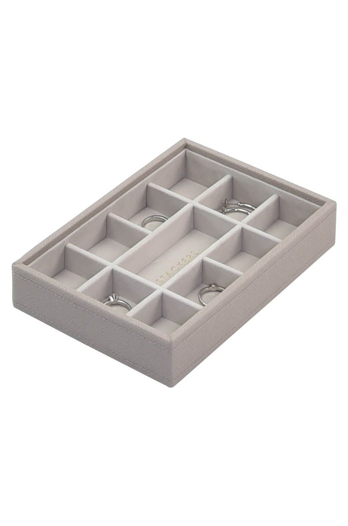 Organizér na šperky Stackers šedá 73756