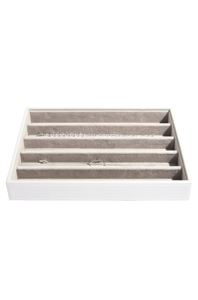 Organizér na šperky Stackers 73780 bílá AA00