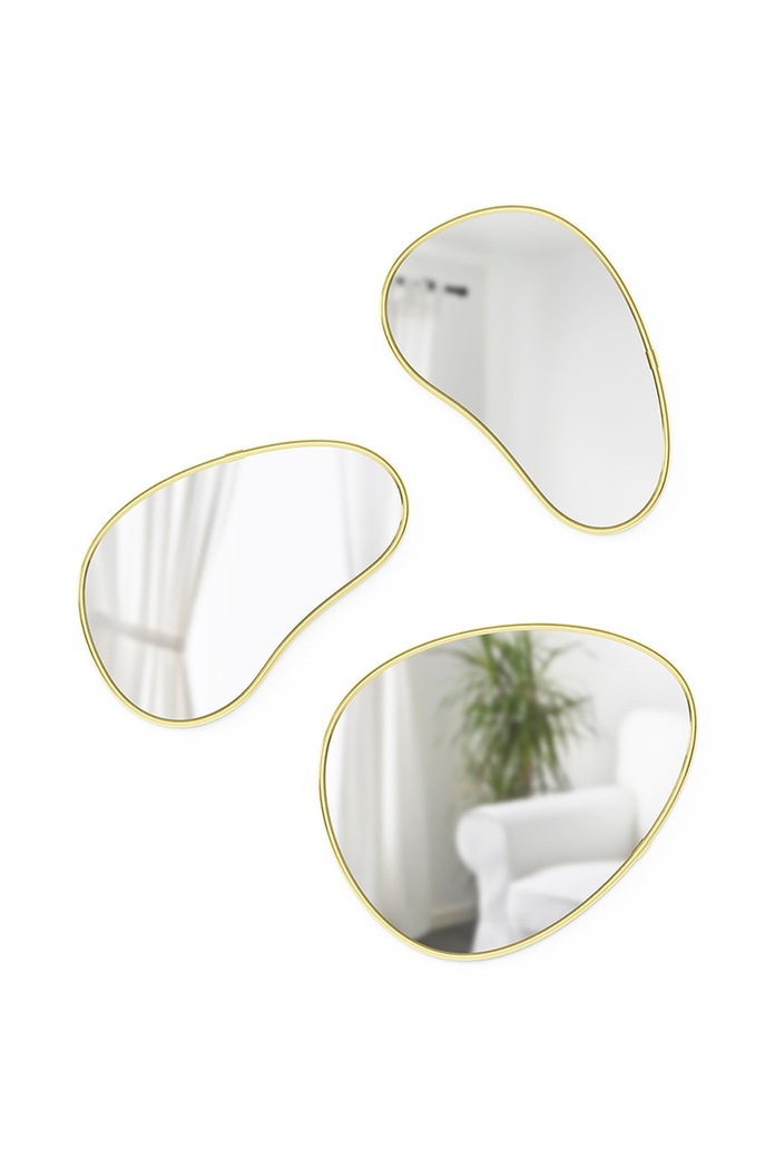 Sada zrcadel Umbra (3-pack) hnědá 1018566.104