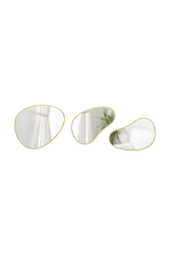 Obývací pokoj a ložnice Sada zrcadel Umbra (3-pack) 1018566.104 hnědá