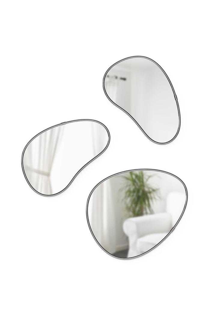 Umbra Set de oglinzi (3-pack) gri 1018566.378