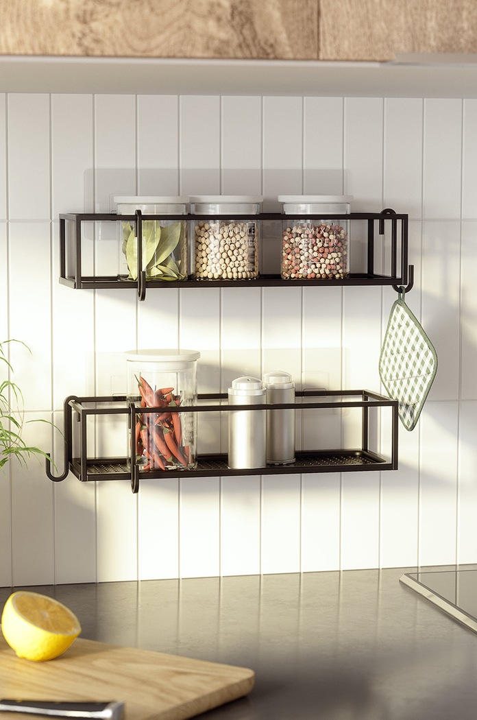 Umbra Ράφι ντους (2-pack) μαύρο 1018615.040