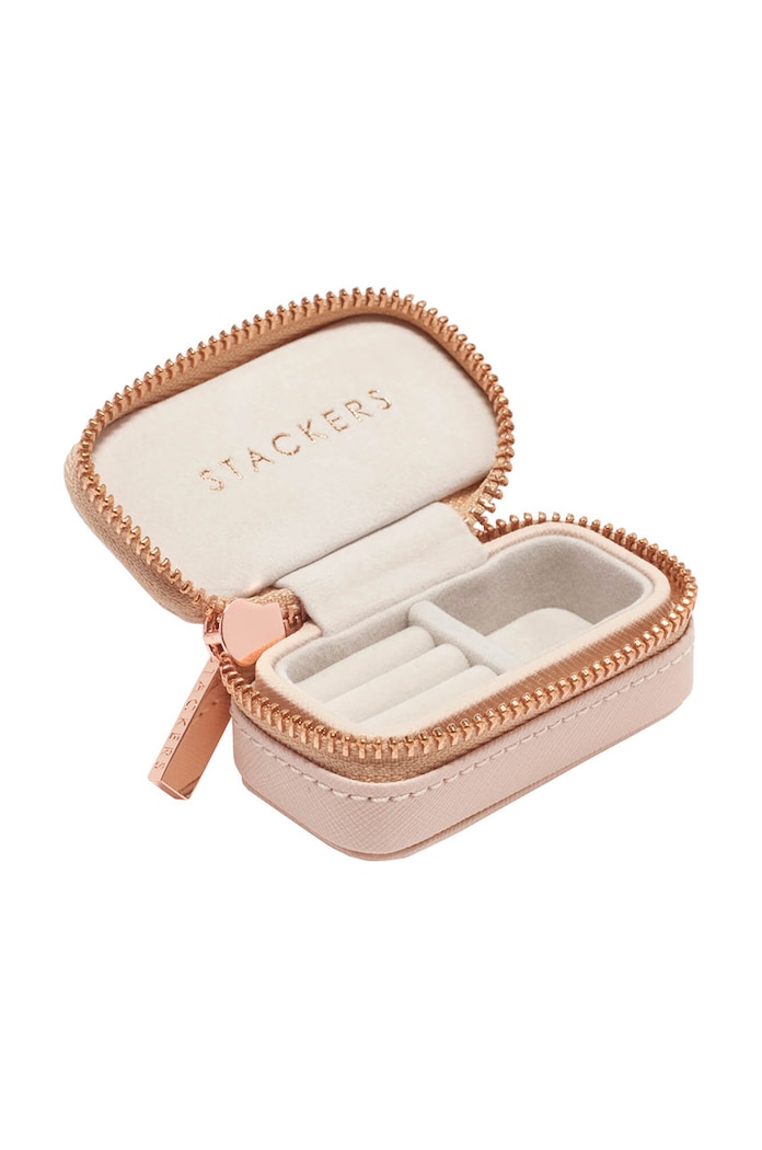 Cutie de voiaj pentru bijuterii Stackers 75340 roz