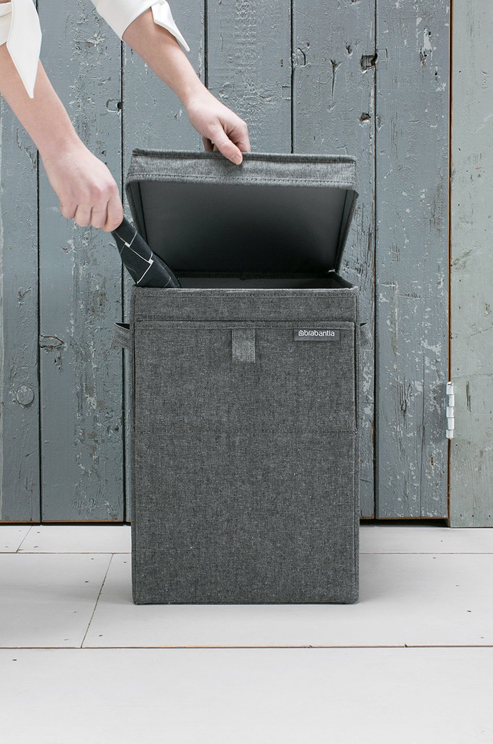 Brabantia cesto della biancheria 35 L 120442 nero