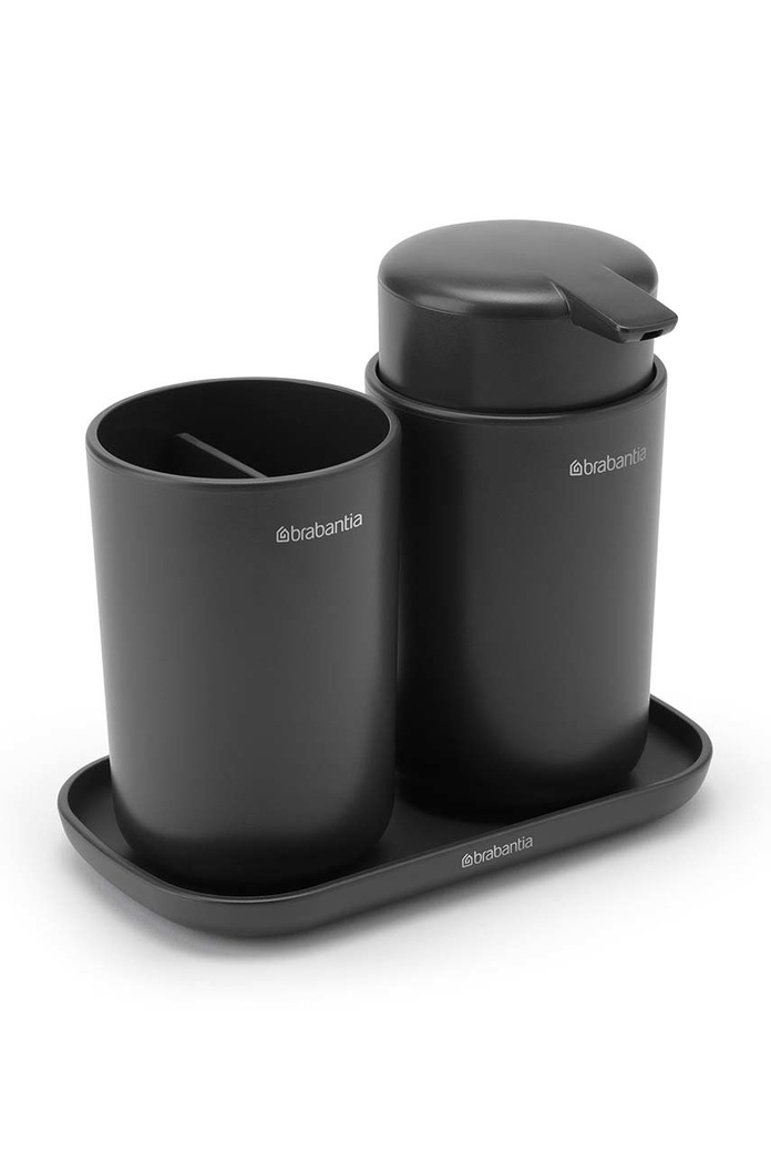 Łazienka Brabantia zestaw akcesoriów łazienkowych (3-pack) 280368 szary