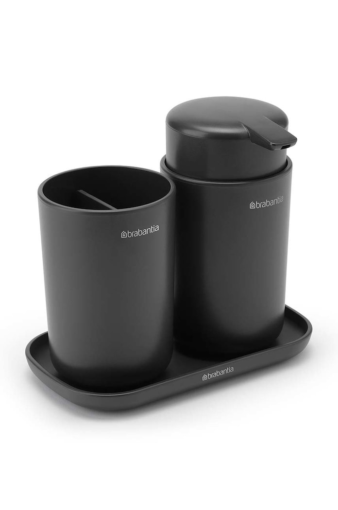 Łazienka Brabantia zestaw akcesoriów łazienkowych (3-pack) 280368 szary