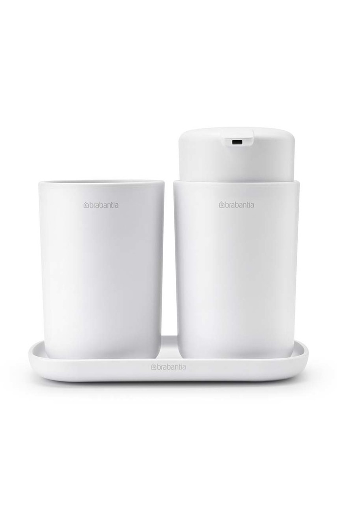 Brabantia Комплект аксесоари за баня (3 броя) бял 280382