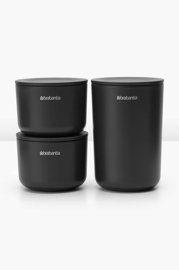Brabantia zestaw pojemników do przechowywania (3-pack) 281303 szary