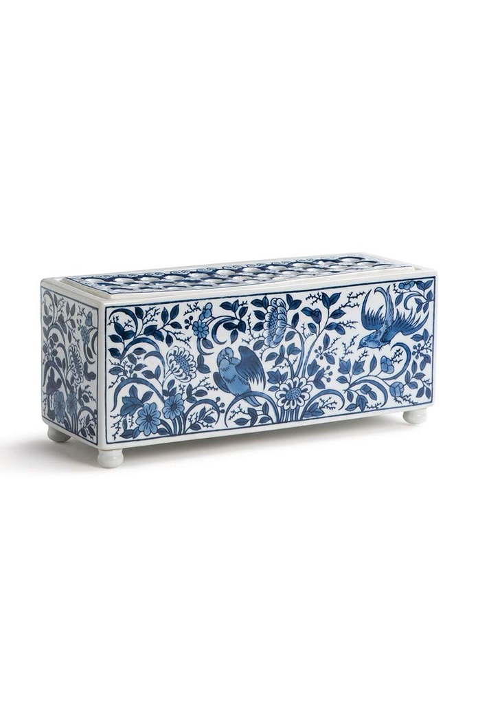 &k amsterdam Ukrasna vaza Flowerbrick plava 12860