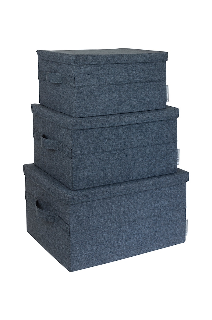 Living și dormitor Bigso Box of Sweden cutie de depozitare Box Storage 6937S0301 albastru