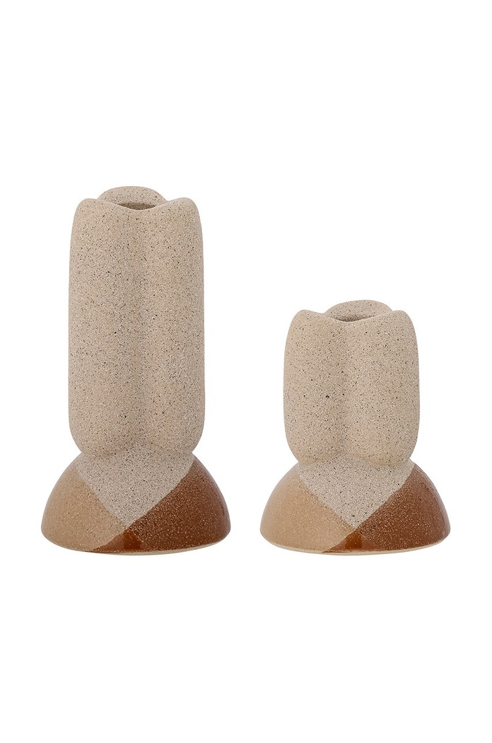 Sada svícnů Bloomingville (2-pack) hnědá 82055036
