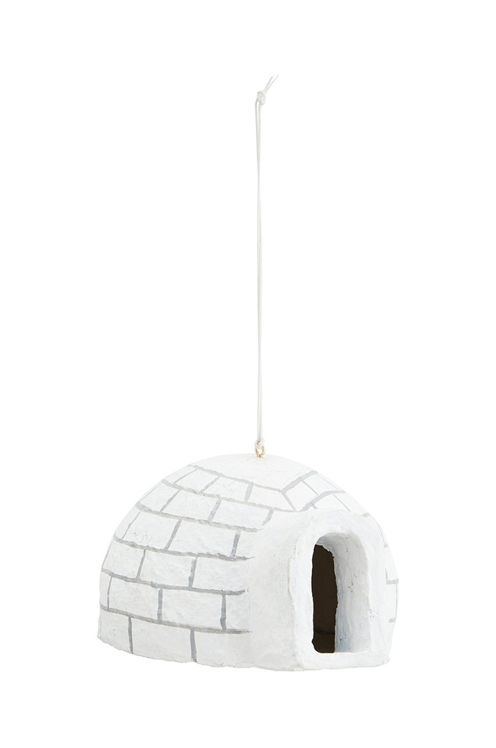 Madam Stoltz decorație (2-pack) alb MS2011.3