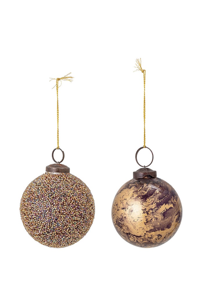 Bloomingville set de globuri de Crăciun (2-pack) multicolor 82052658