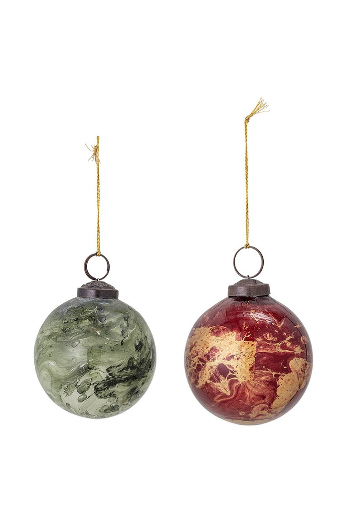 Bloomingville set de globuri de Crăciun (2-pack) multicolor 82052659