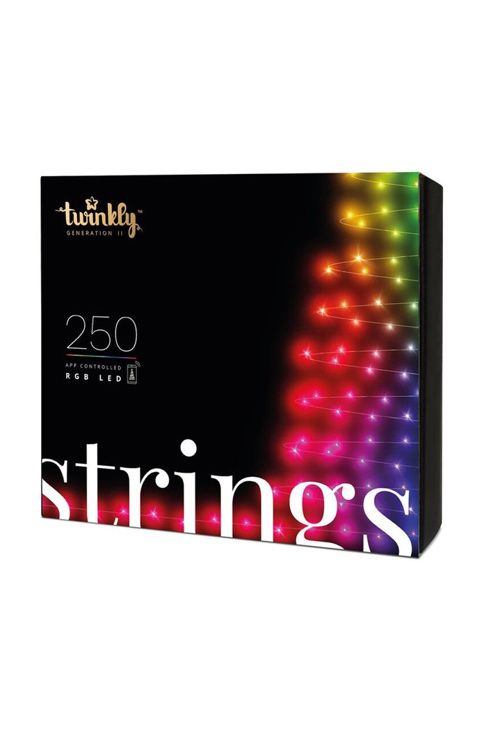 Twinkly inteligentne lampki choinkowe 250 LED RGB 20mb TWS250STP.BEU czarny