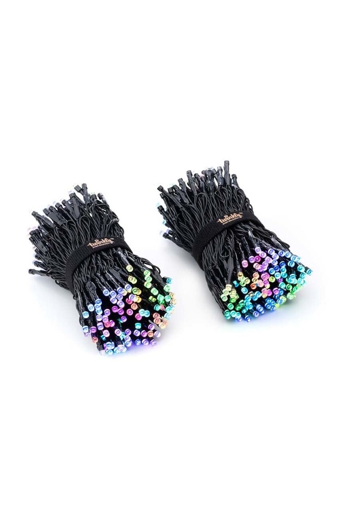 Twinkly inteligentné osvetlenie vianočného stromčeka Strings 400 LED RGB 32mb TWS400STP.BEU čierna AA00