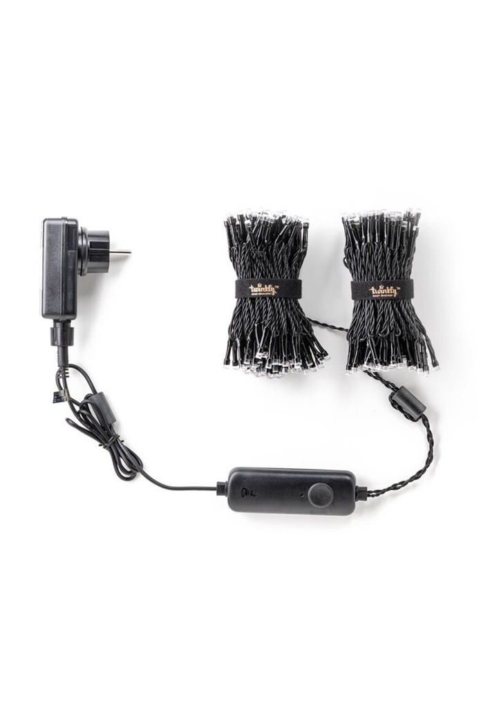 Twinkly inteligentné osvetlenie vianočného stromčeka 400 LED RGB+W 32mb čierna TWS400SPP.BEU