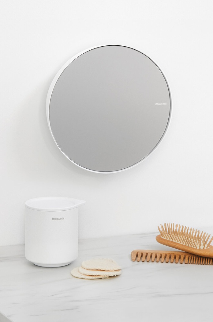 Koupelnové zrcadlo Brabantia MindSet bílá 303463