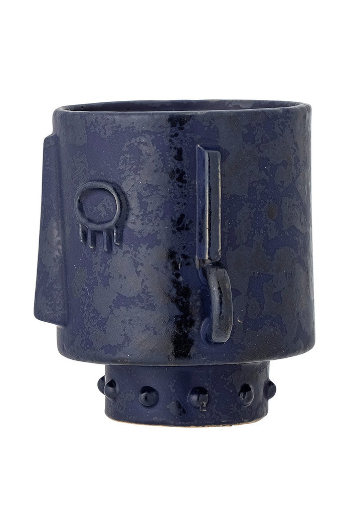 Bloomingville ghiveci Ceejay 17,5 x 15 x 13,5 cm 82057490 albastru AA00