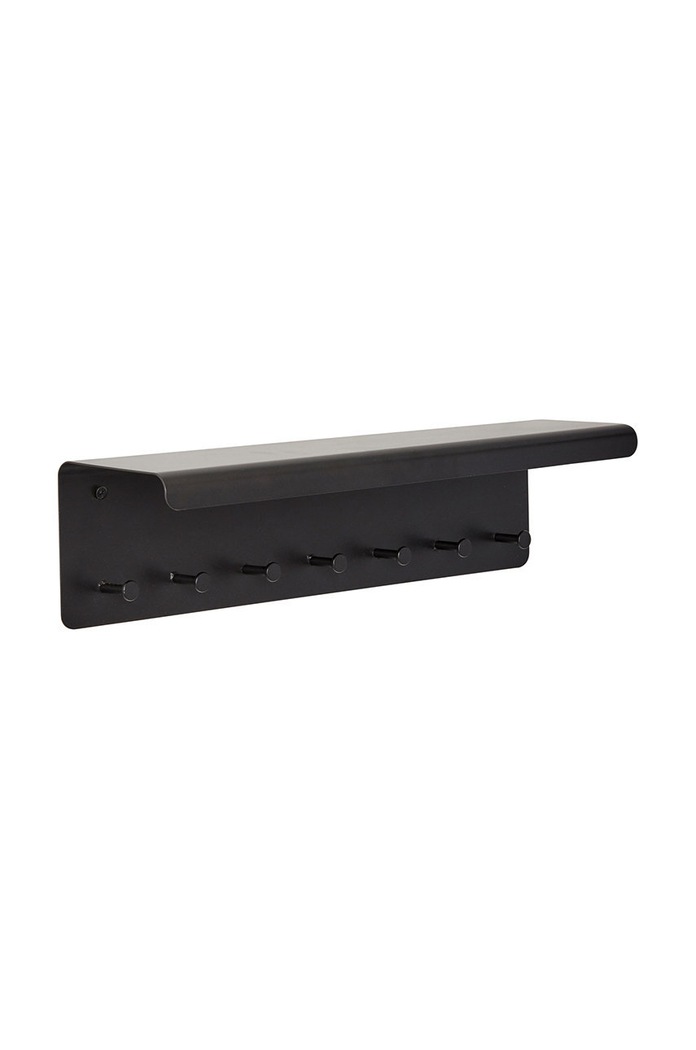 Hübsch raft suspendat Bow Shelf negru 021224