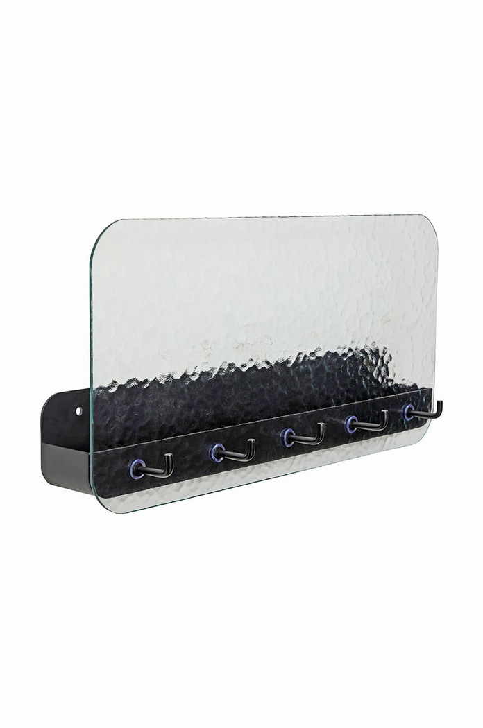 Ράφι μπάνιου Hübsch Shack Shelf μαύρο 021603