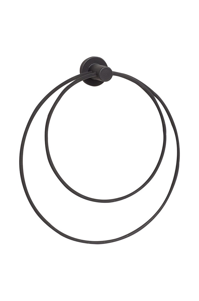 Hübsch appendiabito da parete Loop nero 990925