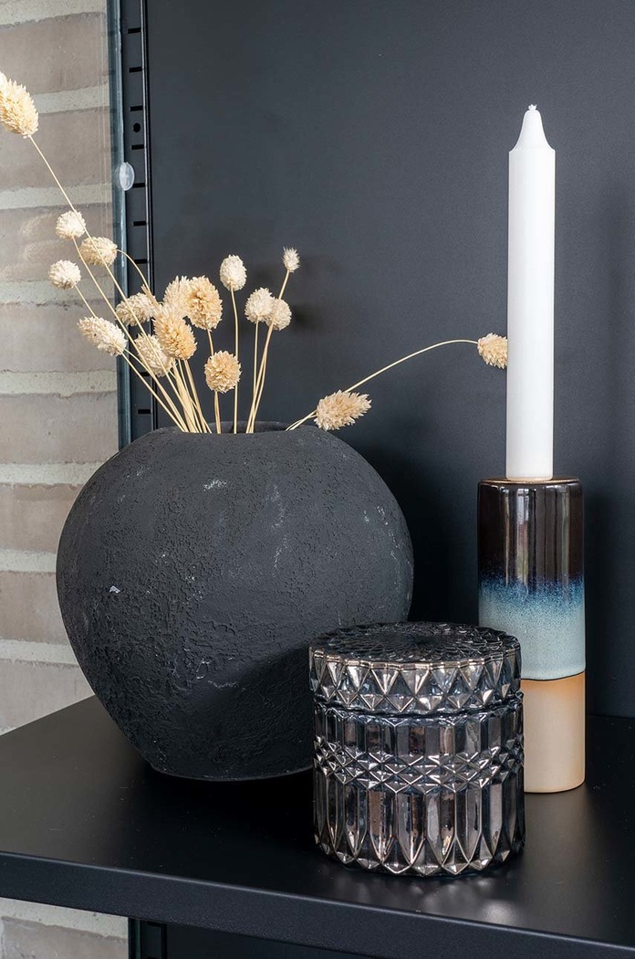 Sada skladovacích nádob s vekom House Nordic Jars In Smoked Glas 2-pak 4442050