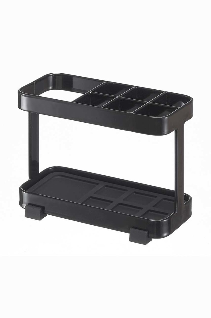 Yamazaki Organizator de baie Tower negru 6803.