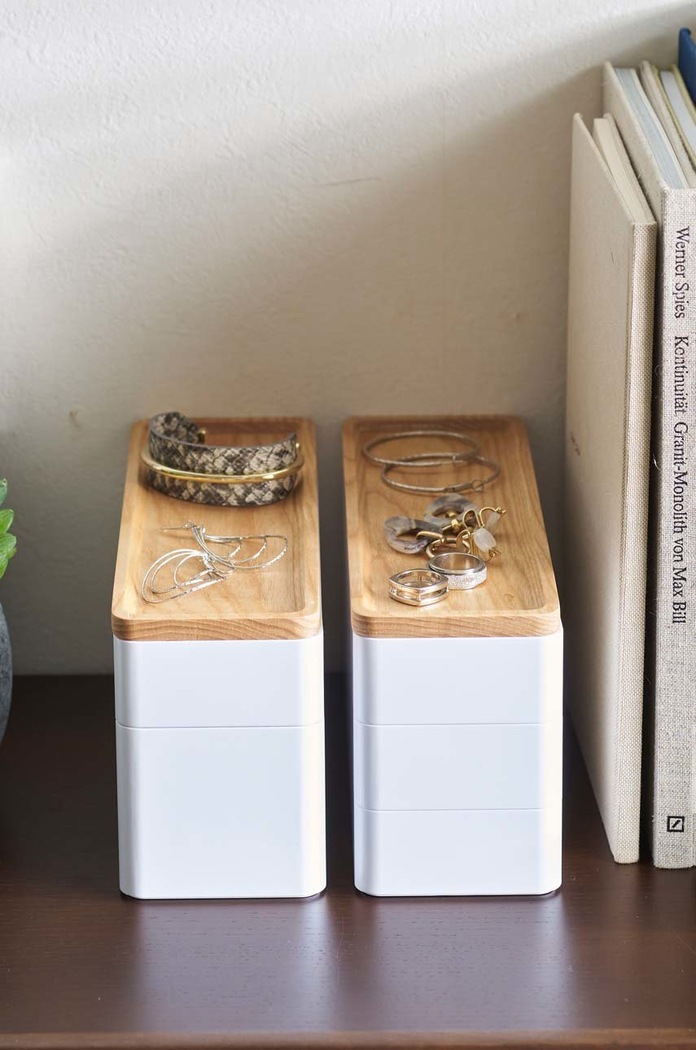 Yamazaki organizer na biżuterię Rin 5811 biały AA00