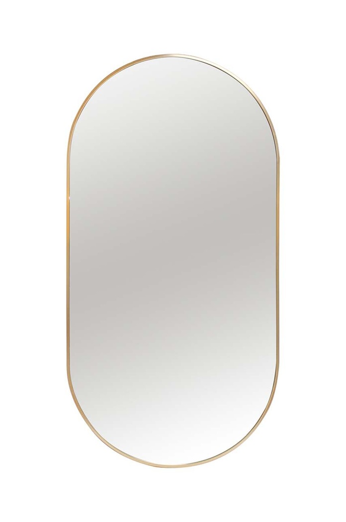 Lustro ścienne 40 x 80 cm żółty SCANDI4080.Z