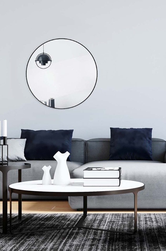 Oglinda de perete LOFT70.C negru AA00