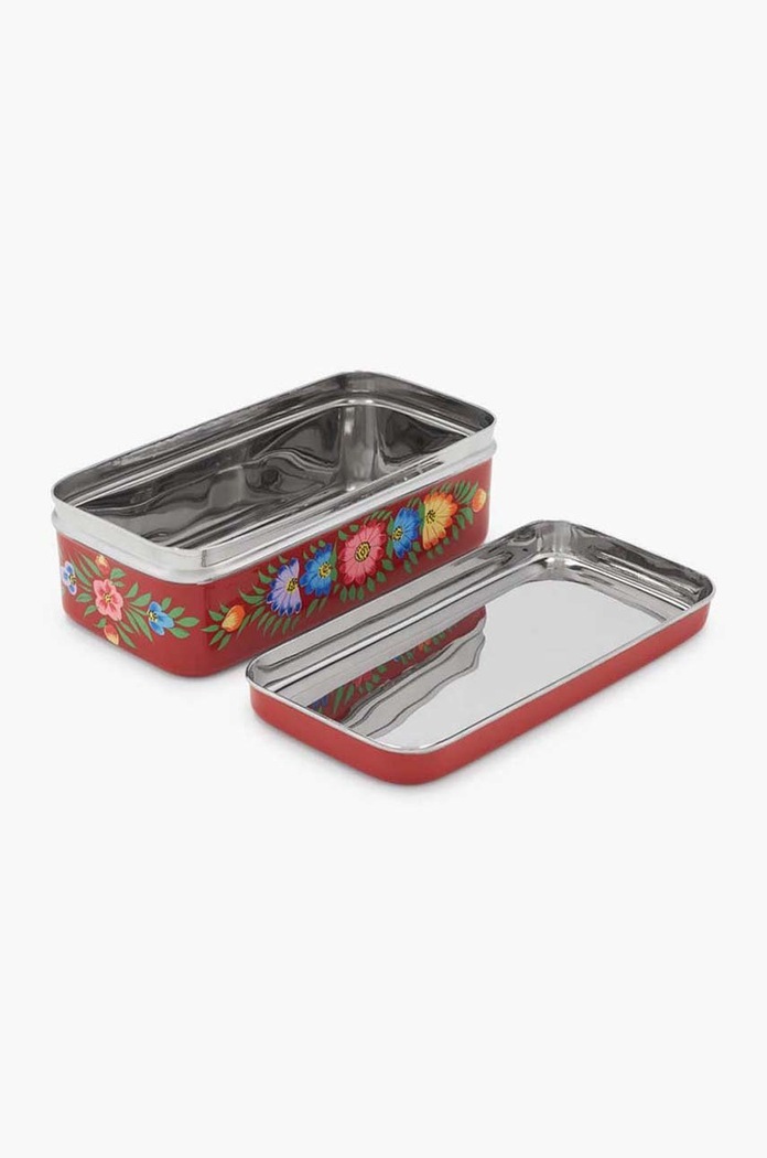 Dnevna soba in spalnica Škatla za shranjevanje Calma House Caja Frida FRIDA.BOX.GRA mornarsko modra