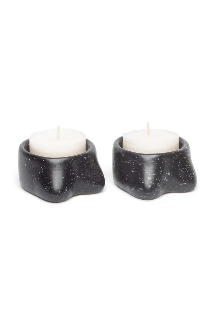 Helio Ferretti sfesnice decorative 2-pack 121947 negru AA00