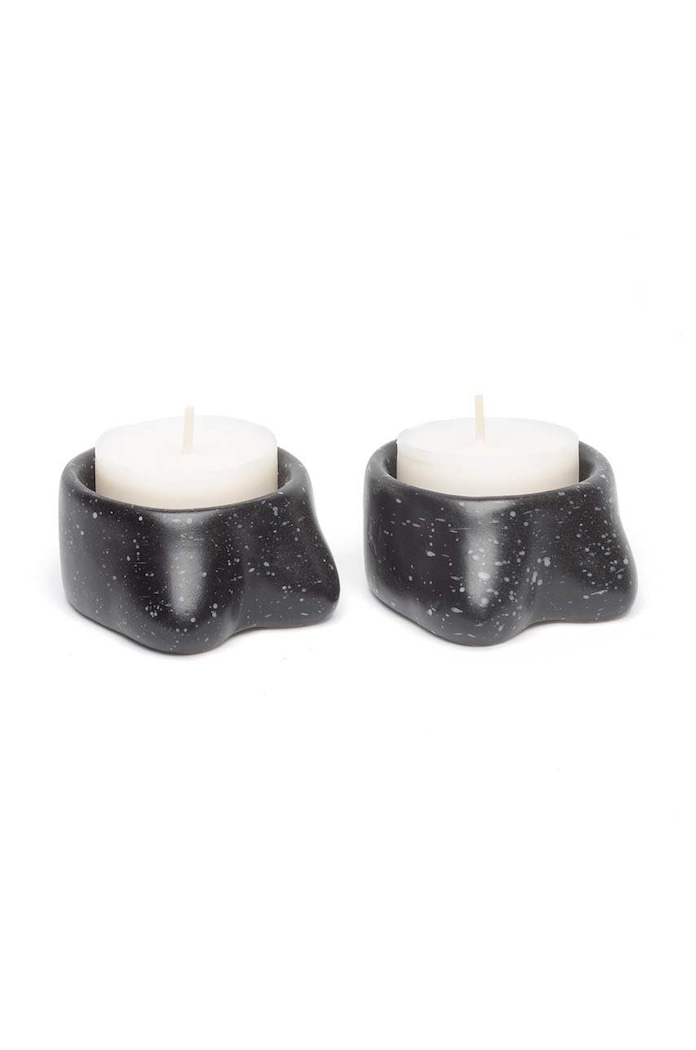 Helio Ferretti sfesnice decorative 2-pack 121947 negru AA00