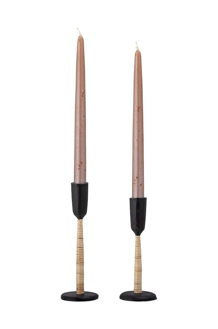 Bloomingville set de sfeșnice 2-pack 82059492 negru AA00