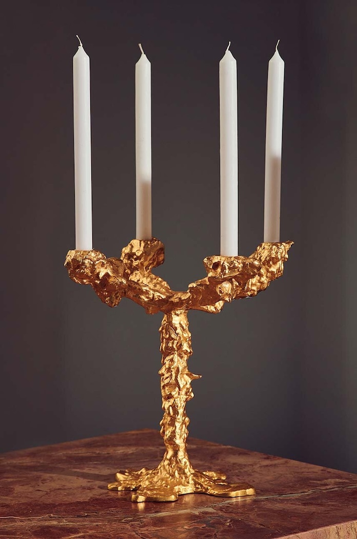 Dekorativen svečnik Pols Potten 390.225.158 rumena