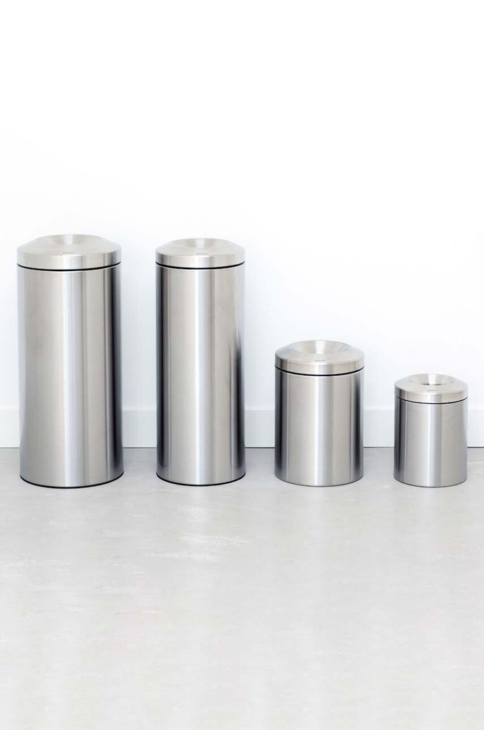 Brabantia kosz na śmieci samogaszący Matt Stell 7 L 378942 szary