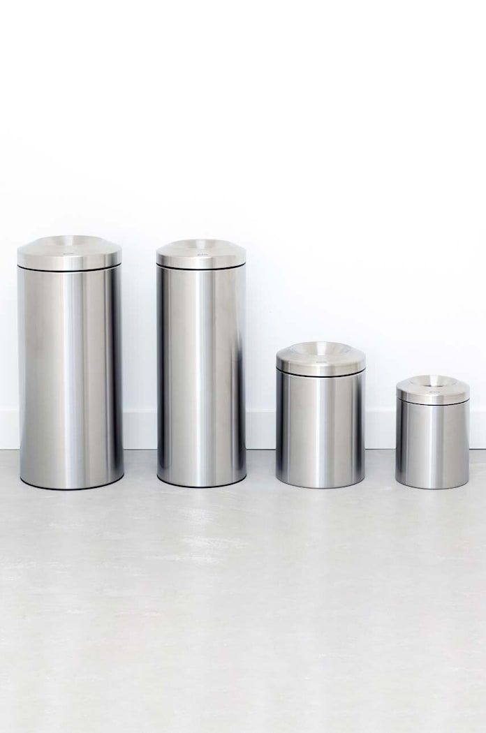 Brabantia kosz na śmieci samogaszący Matt Stell 7 L 378942 szary