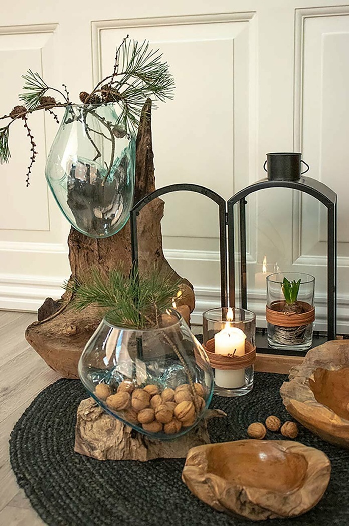 Σαλόνι και υπνοδωμάτιο Βάζο House Nordic San Marino Waterdrop 4501052 πολύχρωμο