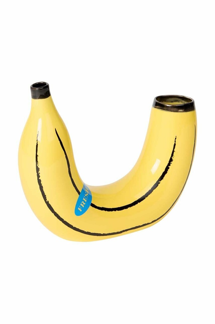 DOIY wazon dekoracyjny Banana żółty DYVABANYE