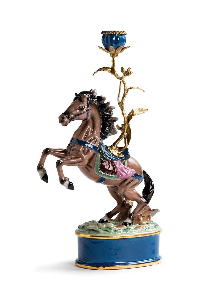 Dekorativní svícen &k amsterdam Horse vícebarevná 2740.07
