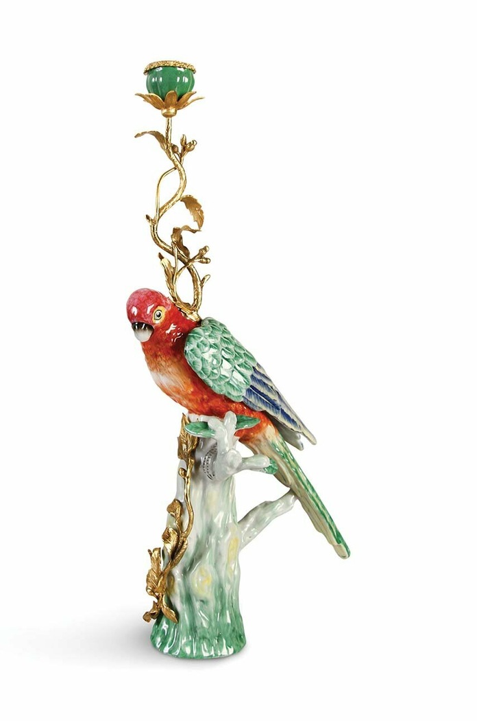 &k amsterdam Świecznik dekoracyjny Parrot Deluxe multicolor 2740.04