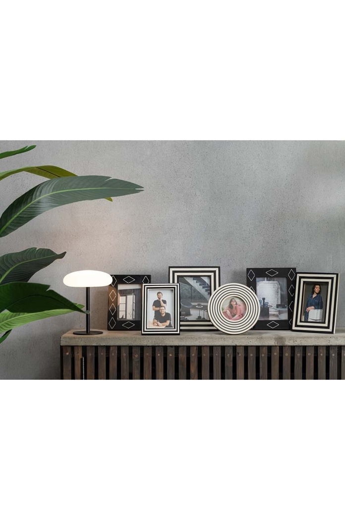 Salon i sypialnia J-Line ramka na zdjęcia Round Lines 30206 multicolor