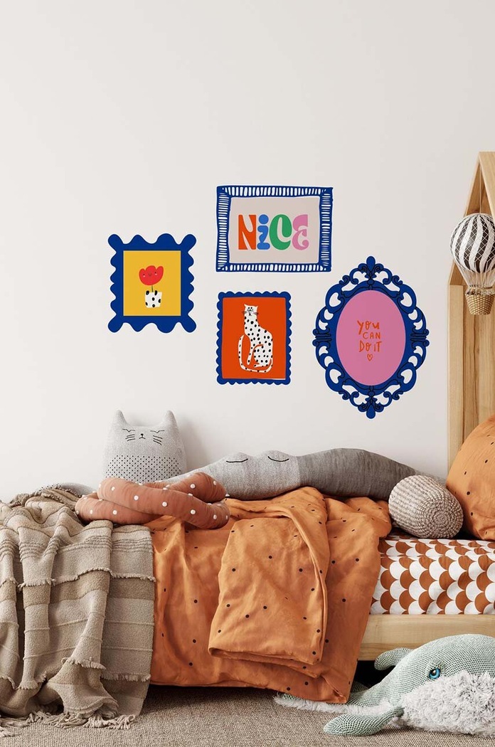 Little Nice Things decoratiune de perete 4-pack 6039721 multicolor AA00