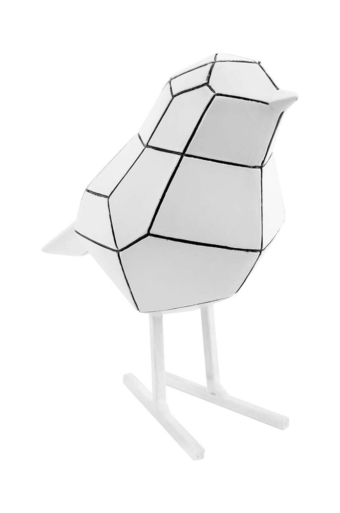 Present Time decorație Statue Bird alb PT3609WH