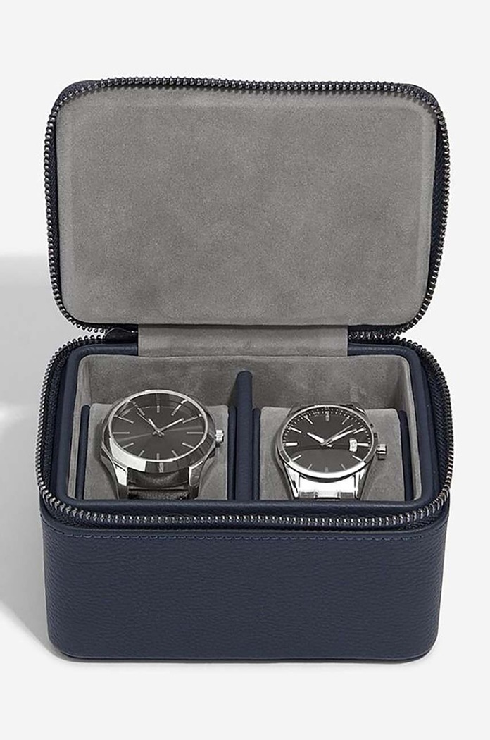 Stackers cutie de ceasuri de călătorie 74569 bleumarin AA00