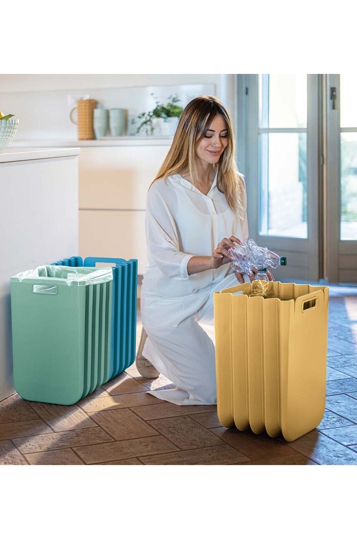 Obývacia izba a spálňa Úložný kôš Guzzini Eco Packly 196400211 žltá
